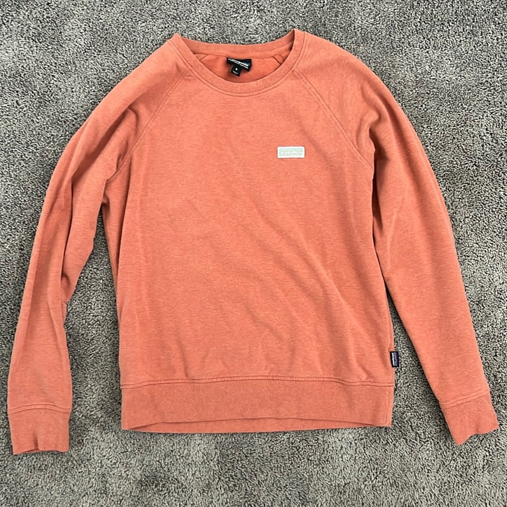 Patagonia Women's Crew Neck Sweater - Rust Orange